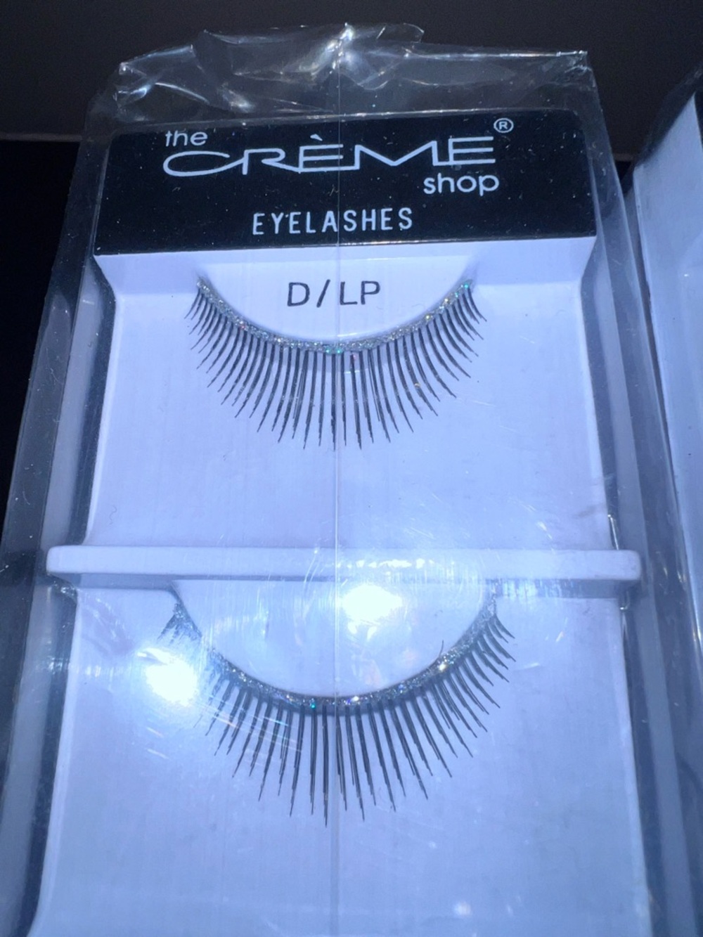 24 set- The Crème Shop Decorative Black False Eyelashes w Iridescent Accents